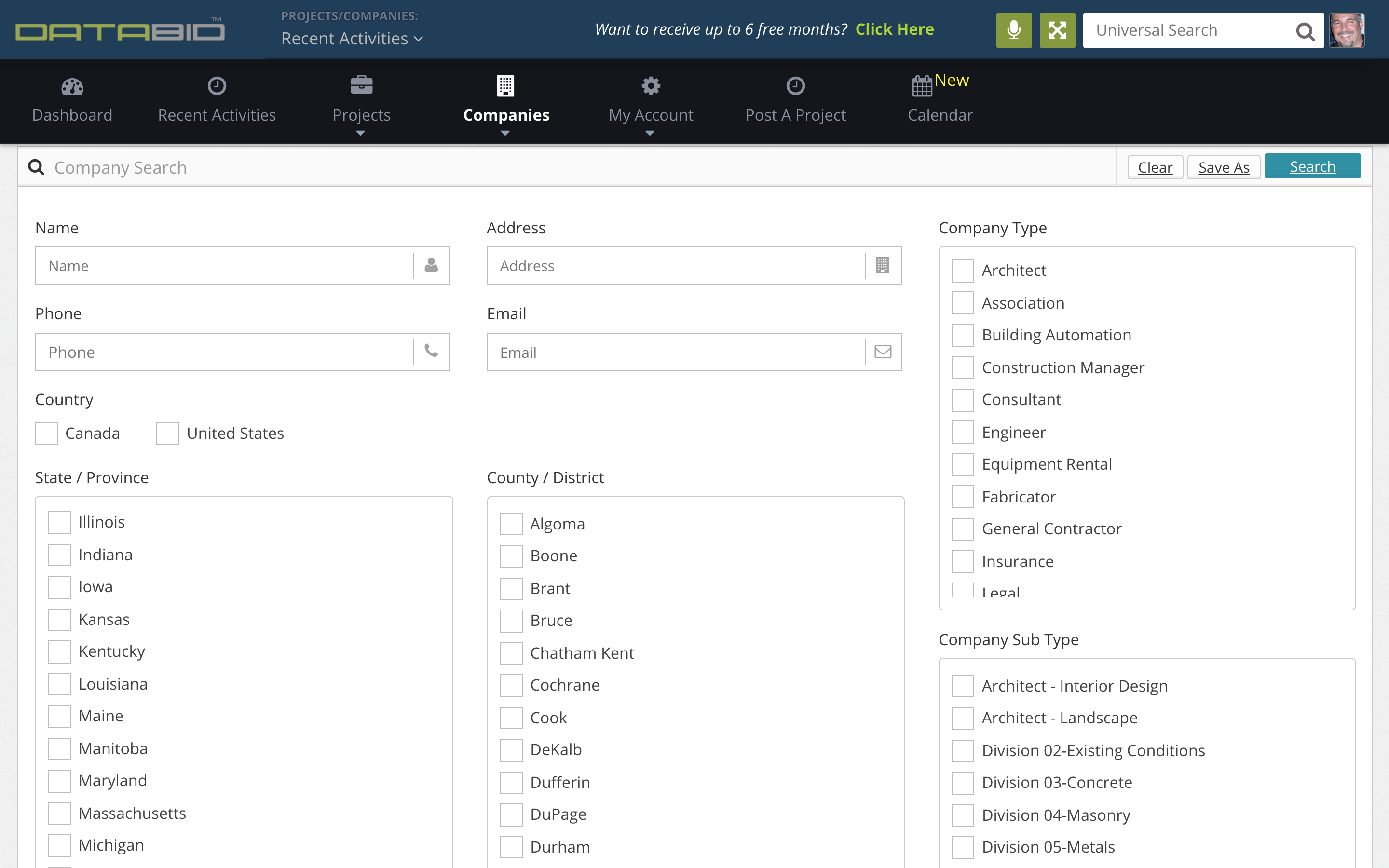 DataBid Contractor Directory